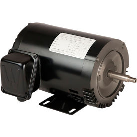 Jet Pump Motor, 5HP, 3PH, ODP, 56J Frame, C-Face Removable Base
