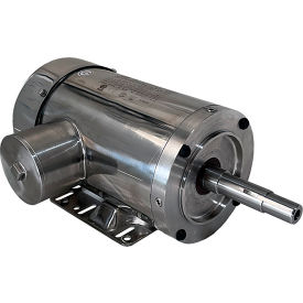 Washdown Duty Motor, 5HP, 3600 RPM, TEFC, 6.1 FLA, 184JM Frame