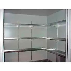 3 Tiers Of 14"D Perimeter Interior Shelving For Building B1600