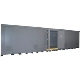 64 Drum Hazmat Storage Building with Explosion Relief Panels, 34'W x 8'D x 8'3"H
