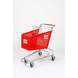 19"W Plastic Shopping Cart, 500 lb. Capacity