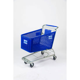 39"W Plastic Shopping Cart, 500 lb. Capacity