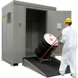 6 Drum 2HR Fire-Rated Agri-Chemical Storage Locker, 7'W x 5'D x 8'3"H