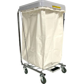 Reusable Antimicrobial Hamper Bag, White
