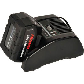 Replacement Charger For P328S & P329S Plastic Strapping Tool Batteries, Black