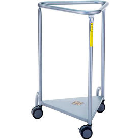 Deluxe Triangular Hamper, Steel, Gray