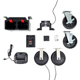 Motorized Kit For Housekeeping Carts, Black
