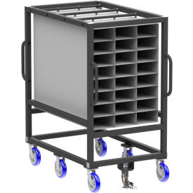 Parts Cart, Double Sided with 5" x 10" Pockets, 600 lb. Capacity, 54"L x 36"W x 67"H
