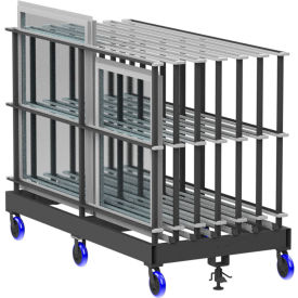 Frame Cart, 96"L x 58"W x 71"H, 2000 lb. Capacity, Gray