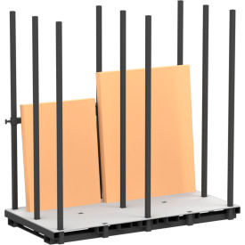 Packaged Goods Cart, 96"L x 48"W x 96"H, 2000 lb. Capacity, Gray