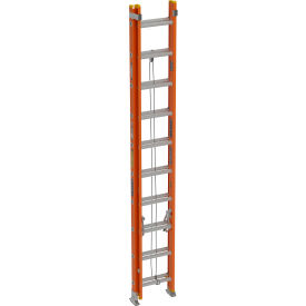 20' IA Fiberglass 2 Section D-Rung Extension Ladder