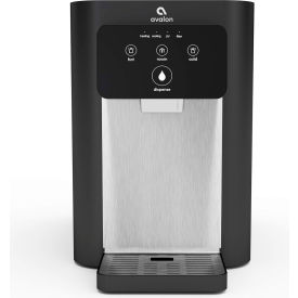 Electric Touch Countertop Bottleless Water Cooler Dispenser, 2 Stage Filter, Black