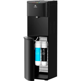 A13 Self Cleaning Electric Bottleless Water Cooler Water Dispenser, 2 Stage Filter, Black