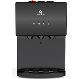 A12 Premium Self Cleaning Bottleless Countertop Water Cooler, 2 Stage Filter, Black