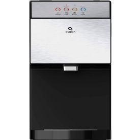 Electric Countertop Bottleless Water Cooler Dispenser, 2 Stage Filter, Black