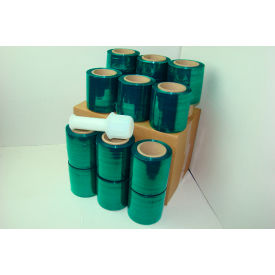 Banding Mini Stretch Wrap, Cast, 80 Gauge, 5"W x 1000'L, Green Tint