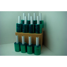 Bundle Stretch Wrap with Extended Core Handle, Cast, 5"W x 1000'L, Green Tint