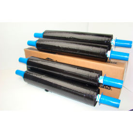 Stretch Wrap with Extended Core Handle, Cast, 80 Gauge, 20"W x 1000'L, Black Tint