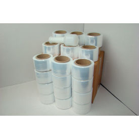 Banding Mini Stretch Wrap, Cast, 100 Gauge, 3"W x 650'L, Clear