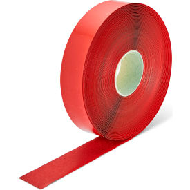 Heavy Duty Solid Floor Marking Tape, 2"W x 98'L, Red
