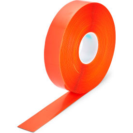 Heavy Duty Solid Floor Marking Tape, 2"W x 98'L, Orange