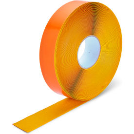 Heavy Duty Solid Floor Marking Tape, 2"W x 98'L, Yellow