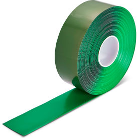 Smooth Heavy Duty Solid Floor Marking Tape, 3"W x 98'L, Green