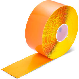 PermaStripe Heavy Duty Solid Floor Marking Tape, 4"W x 98'L, Yellow
