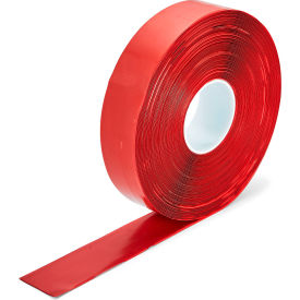 Smooth Heavy Duty Solid Floor Marking Tape, 2"W x 98'L, Red