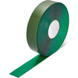 Smooth Heavy Duty Solid Floor Marking Tape, 2"W x 98'L, Green