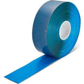 Heavy Duty Solid Floor Marking Tape, 4"W x 98'L, Blue