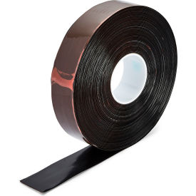 Smooth Heavy Duty Solid Floor Marking Tape, 2"W x 98'L, Black