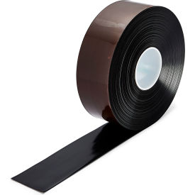 Smooth Heavy Duty Solid Floor Marking Tape, 3"W x 98'L, Black