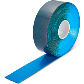 PermaStripe Smooth Heavy Duty Solid Floor Marking Tape, 3"W x 98'L, Blue