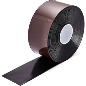 Smooth Heavy Duty Solid Floor Marking Tape, 4"W x 98'L, Black