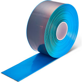 Smooth Heavy Duty Solid Floor Marking Tape, 4"W x 98'L, Blue