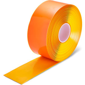 PermaStripe Smooth Heavy Duty Solid Floor Marking Tape, 4"W x 98'L, Yellow