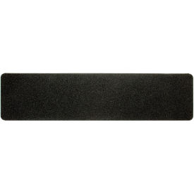 Standard Safety Grip Anti Slip Stair Tread, 6"W x 24"L, 60 Grit, Black