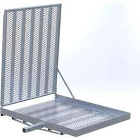 Aluminum Cargo Carrier with Tailgate, 48"L x 36"W, 300 lb Capacity