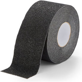 Conformable Safety Grip Anti Slip Tape, 4"W x 60'L, 36 Grit, Black