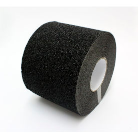 Conformable Safety Grip Anti Slip Tape, 6"W x 60'L, 36 Grit, Black