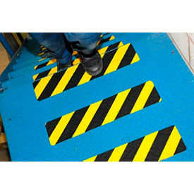 Conformable Safety Grip Anti Slip Tape, 6"W x 60'L, 36 Grit, Black/Yellow