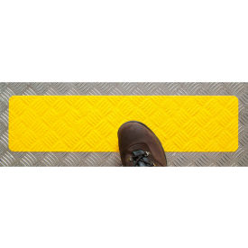Conformable Safety Grip Anti Slip Stair Tread, 6"W x 24"L, 36 Grit, Yellow