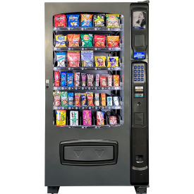 Seaga Envision Snack Vending Machine With Changer & Bill Acceptor, 5 Wide Selection