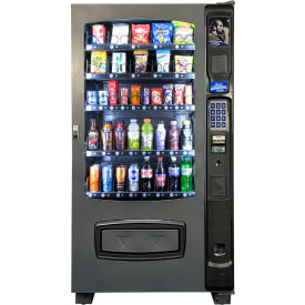 Seaga Envision Snack & Beverage Combo Vending Machine with Changer & Bill Acceptor, 5 Trays