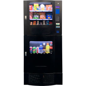 Seaga SnackMart Compact Combo Snack & Drink Vending Machine with Changer & Bill Acceptor, 4 Selection