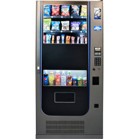 Seaga Quick Break Combo Vending Machine with Changer & Bill Acceptor, 5 Wide Selection
