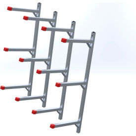 Bumper Rack 16" Arms, Aluminum, 38"L x 1-1/2"W x 17"H, Set of 4