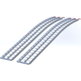 Aluminum Ramp Pair, 1500 lb Capacity, 89"L x 12"W