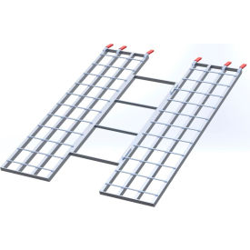 Trifold Aluminum Ramp, 1500 lb Capacity, 72"L x 51"W